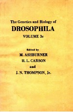 THE GENETICS AND BIOLOGY OF DROSOPHILA VOLUME 3C