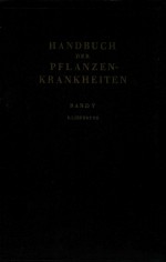 HANDBUCH DER PFLANZEN KRANKHEITEN