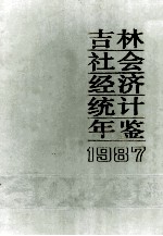 吉林社会经济统计年鉴  1987