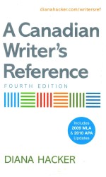 A CANADIAN WRITER'S REFERENCE FOURTH EDITION