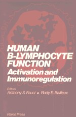 HUMAN B LYMPHOCYTE FUNCTION ACTIVATION AND IMMUNOREGULATION