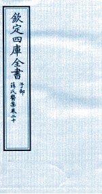 钦定四库全书  子部  薛氏医案  卷20