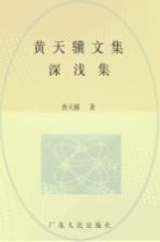 黄天骥文集  7  深浅集