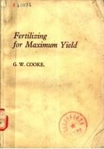 FERTILIZING FOR MAXIMUM YIELD