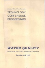 WATER QUALITY DECEMBER 8-9 1975