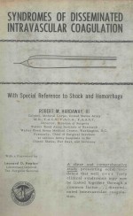 SYNDROMES OF DISSEMINATED INTRAVASCULAR COAGULATION