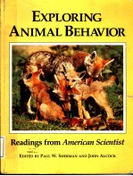 EXPLORING ANIMAL BEHAVIOR READINGS FROM AMERICAN SCIENTIST