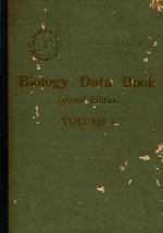 BIOLOGY DATA BOOK SECOND EDITION VOLUME 1