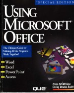 USING MICROSOFT OFFICE  SPECIAL EDITION