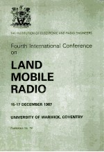 LAND MOBIL RADIO UNIVERSITY OF WARWICK COVENTRY 15th-17th December