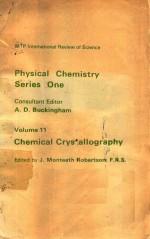 CHEMICAL CRYSTALLOGRAPHY