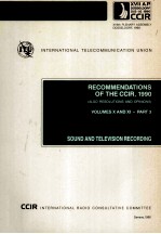 INTERNATIONAL TELECOMMUNICATION UNION REPORTS OF THE CCIR