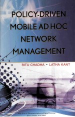 Policy-Driven Mobile Ad hoc Network Management