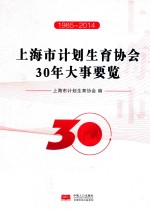 上海市计划生育协会30年大事要览  1985-2014