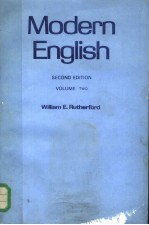 MODERN ENGLISH  VOLUME TWO  SECOND EDITION