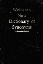 WEBSTER'S NEW DICTIONARY OF SYNONYMS