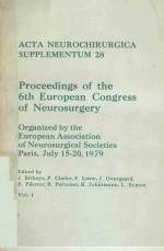 PROCEEDINGS OF THE 6TH EUROPEAN CONGRESS OF NEUROSURGERY