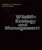 WILDLIFE ECOLOGY AND MANAGEMENT