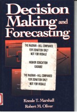 DECISION MAKING AND FORECASTING