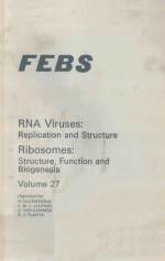 RNA VIRUSES REPLICATION AND STRCTURE RIBOSOMES STRUCTURE FUNCTION AND BIOGENESIS VOLUME 27