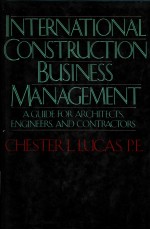 INTERNATIONAL CONSTRUCTION BUSINESS MANAGEMENT