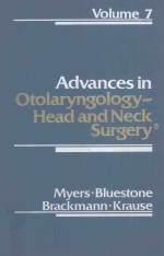 ADVANCES IN OTOLARYNGOLOGY HEAD AND NECK SURGERY VOLUME 7