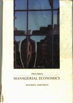 MANAGERIAL ECONOMICS  THIRD EDITION 1988