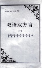 双语双方言书系  乙种  第十届双语双方言研讨会  国际  论文选集