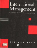 INTERNATIONAL MANAGEMENT CROSS-CULTURAL DIMENSIONS