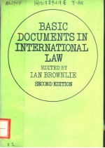 BASIC DOCUMENTS IN INTERNATIONAL LAW SECOND EDITION