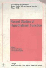 RECENT STUDIES OF HYPOTHALAMIC FUNCTION