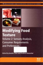 modifying food txeture  volume 2 sensory analysis