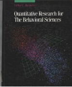 QUANTITATIVE RESEARCH FOR THE BEHAVIORAL SCIENCES