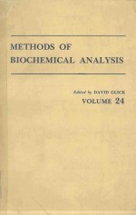 METHODS OF BIOCHEMICAL ANALYSIS VOLUME 24