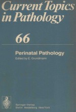 CURRENT TOPICS IN PATHOLOGY ERGEBNISSE DER PATHOLOGIE VOLUME 66 PERINATAL PATHOLOGY