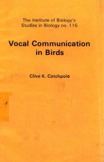 VOCAL COMMUNICATION IN BIRDS