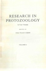 RESEARCH IN PROTOZOOLOGY IN FOUR VOLUMES VOLUME 2