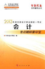 2013年注册会计师统一考试  会计掌中宝