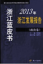 2013年浙江发展报告  政治卷