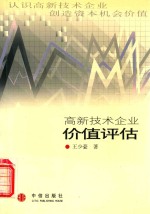 高新技术企业价值评估