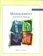 MANAGEMENT:FUNCTION AND STRATEGY  SECOND EDITION