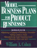 MODEL BUSINESS PLANS FOR PRODUCT BUSINESSES