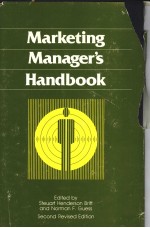 THE DARTHELL MARKETING MANAGER'S HANDBOOK  SECOND EDITION