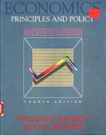 ECONOMICS  MICROECONOMICS  PRINCIPLES AND POLICY  FOURTH EDITION