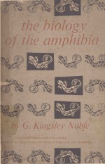 THE BIOLOGY OF THE AMPHIBIA