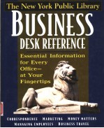 THE NEW YORK PUBLIC LIBRARY BUSINESS DESK REFERENCE