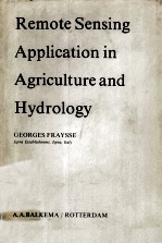 REMOTE SENSING APPLICATION IN AGRICULTURE AND HYDROLOGY