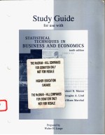 STUDY GUIDE FOR USE WITH STATISTICAL TECHNIQUES IN BUSINESS AND ECONOMICS  TENTH EDITION