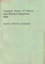 COMMON NAMES OF INSECTS & RELATED ORGANISMS 1982