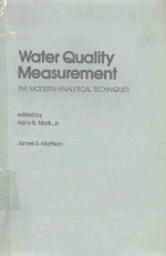 WATER QUALITY MEASUREMENT THE MODERN ANALTICAL TECHIQUES